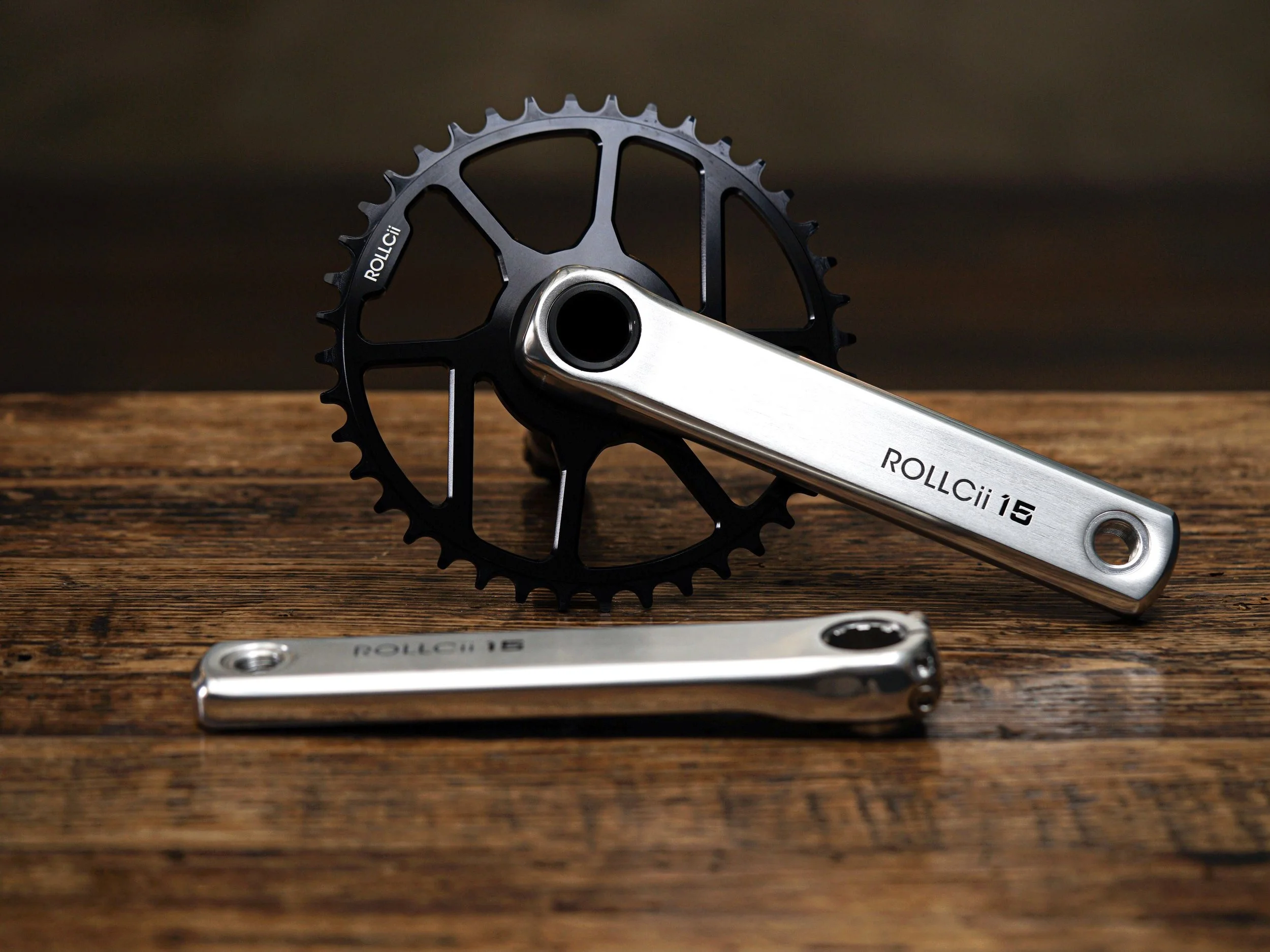 ROLLCii 15 ROAD & GRAVEL CRANK WITH 1X CHAINRING